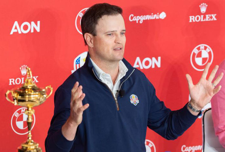 Zach Johnson’s Ryder Cup excitement meter is already at 11 and there are eight months still until Rome