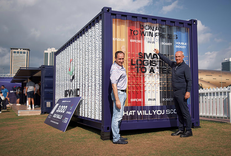 Dubai Golf gets the DP World ball rolling with big donation at Desert Classic