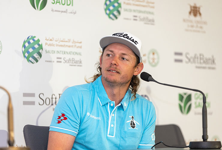 Open champ Cameron Smith gets back in the groove at Saudi International