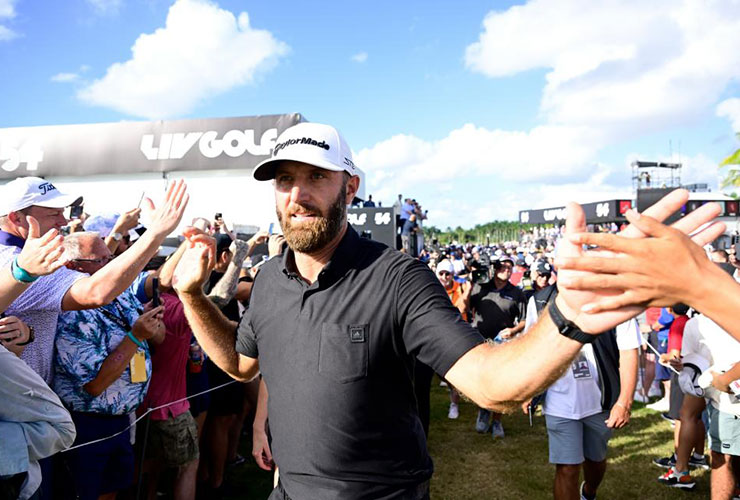 Dustin Johnson had the perfect DJ answer for if he’s watched himself in Netflix show