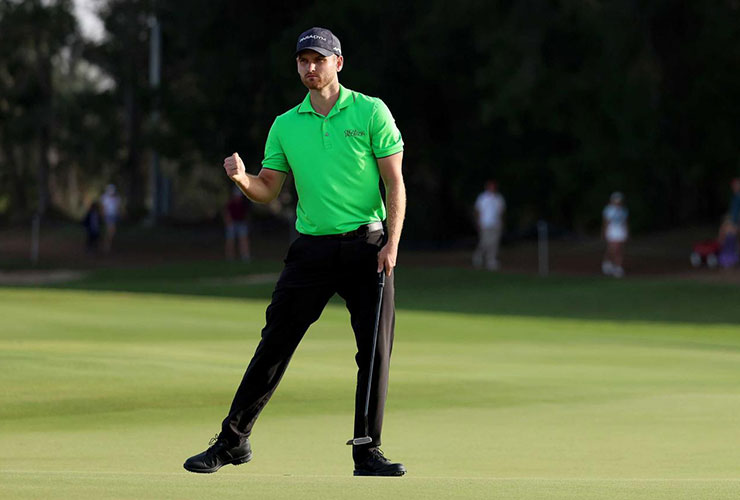 WATCH: DP World Tour pro make a crazy double-bogey putt to win title he thought he’d blown