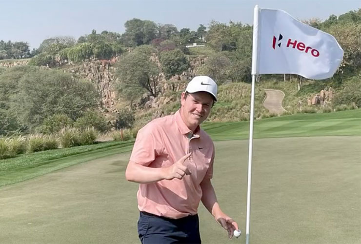 Robert MacIntyre warms up for India challenge with hole-in-one