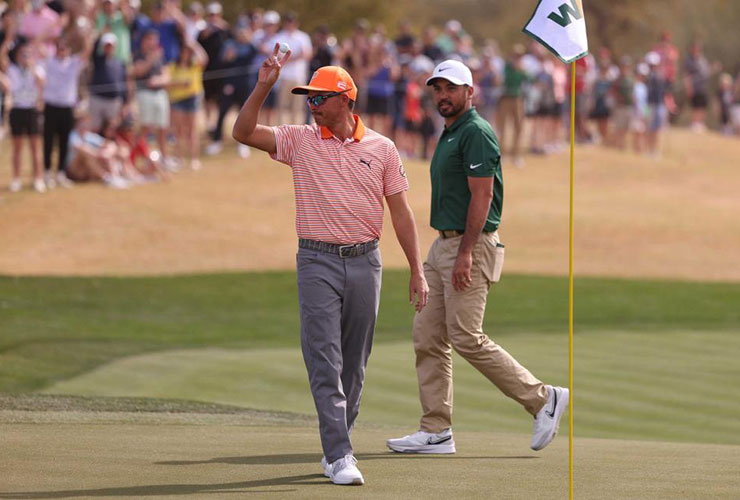Watch Rickie Fowler make a Sunday hole-in-one that sent TPC Scottsdale into a frenzy