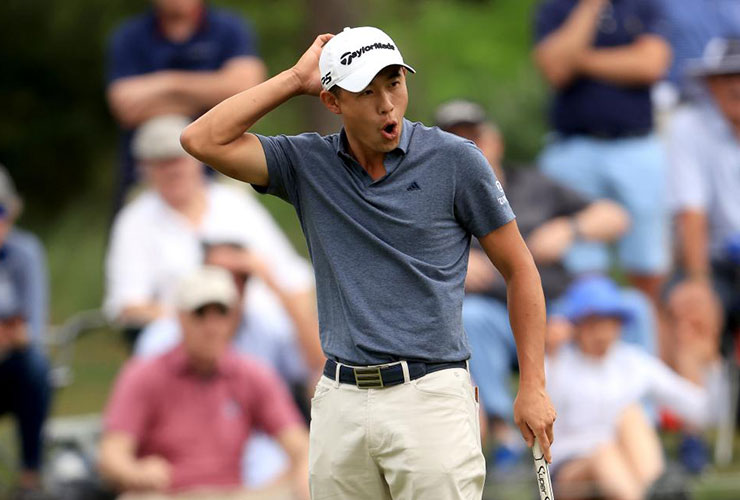 Collin Morikawa’s signature shot, and swagger, reappear at TPC Sawgrass