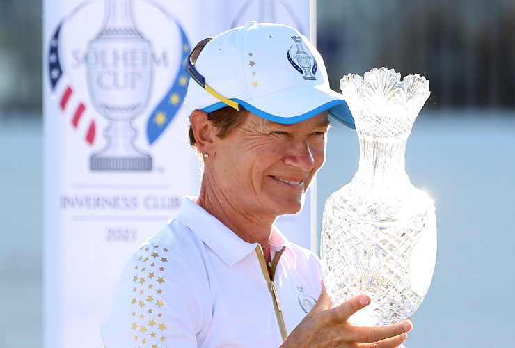 Catriona Matthew trades Solheim Cup captaincy for Curtis Cup in 2024