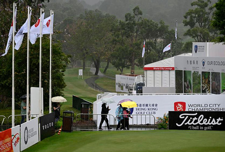Asian Tour event reduced to 54 holes, with a spot at The Open on the line