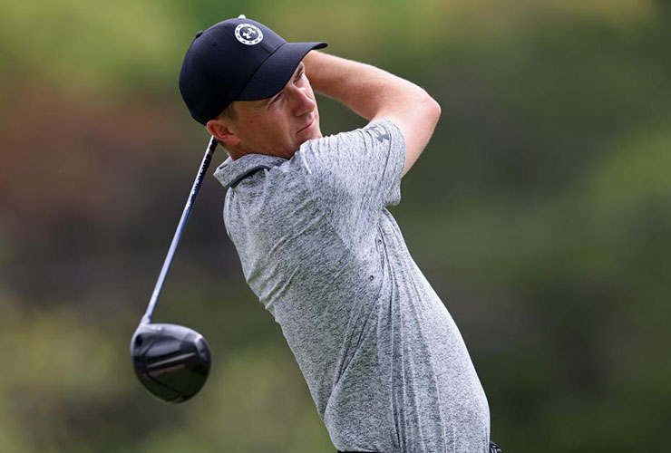 Jordan Spieth made such a ridiculous hole-out to win in WGC Match Play that he apologised for it
