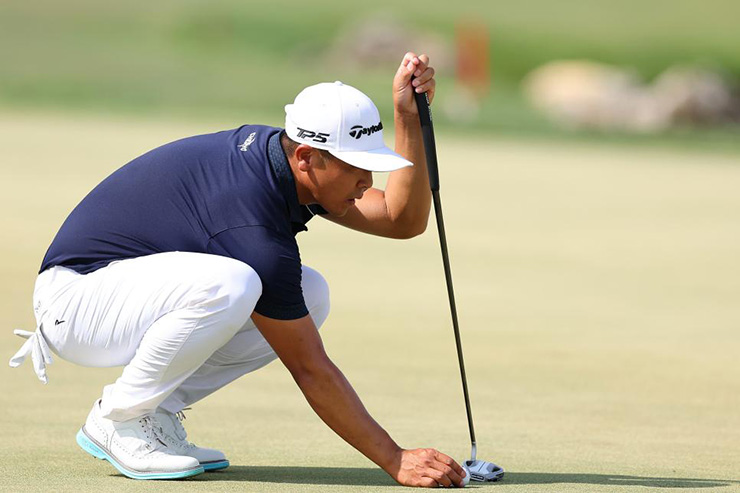 Kurt Kitayama had the sauciest move when he marked his tap-in for $3.6 million