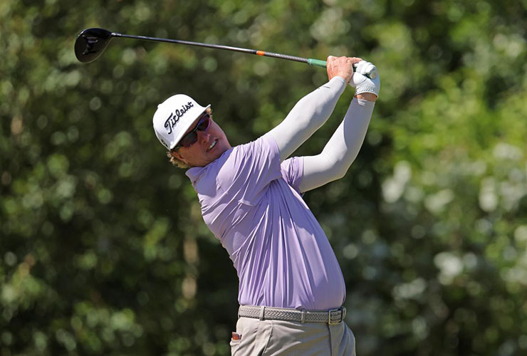 Watch brilliantly awkward celebration after hole-in-one at Zurich Classic