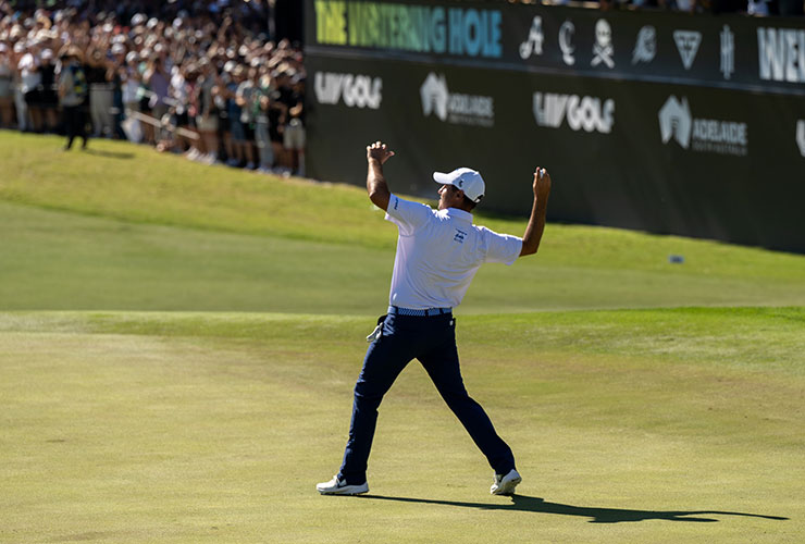 They deserved it: Chase Koepka explains why he gave ball to the fans after sensational Adelaide hole-in-one
