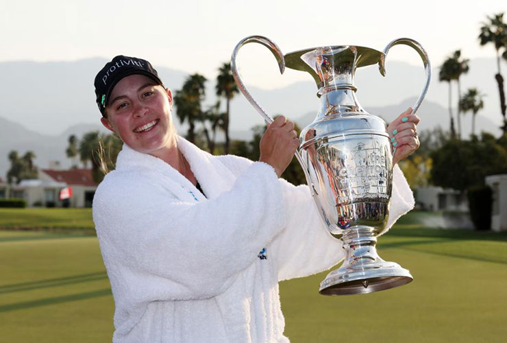 Mac and cheese? Jennifer Kupcho served up a classic at Chevron Championship