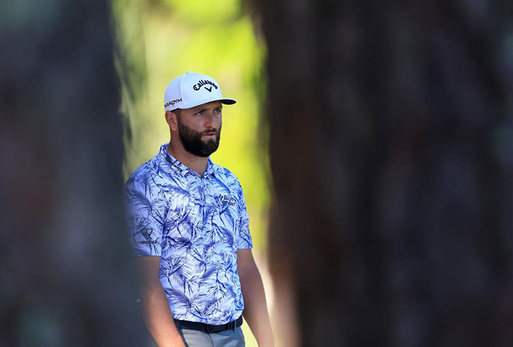 Jon Rahm got testy in an interview exchange at Heritage about being tempted to take the weekend off