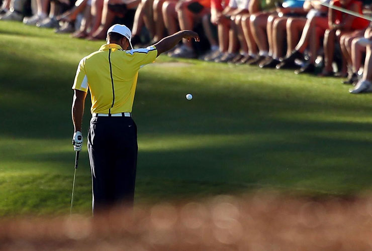Tiger Woods’ 2013 bad drop is still one of the Masters’ most astonishing rules moments