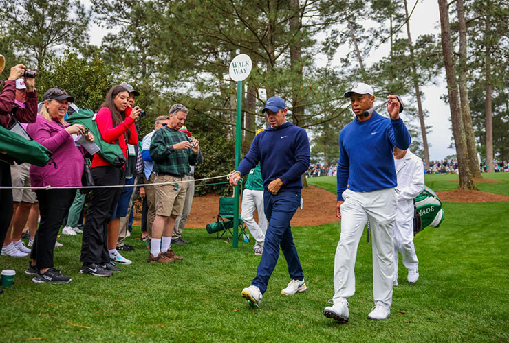 Masters 2023: Tiger Woods plays practice round with Rory McIlroy, Tom Kim and Fred Couples