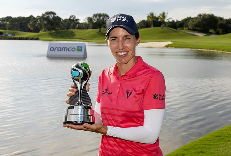 Carlota Ciganda holds off Spilkova and Ko to claim Aramco Team Series crown in Florida