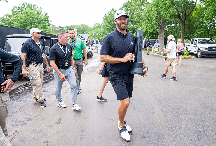 Good vibes for DJ as he heads into PGA Championship