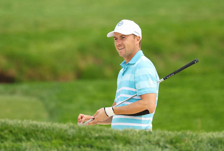PGA Championship 2023: Jordan Spieth tests injured wrist at Oak Hill, status still uncertain