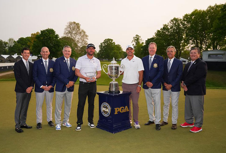 PGA CEO Waugh explains what was whispered in awkward viral Brooks Koepka moment
