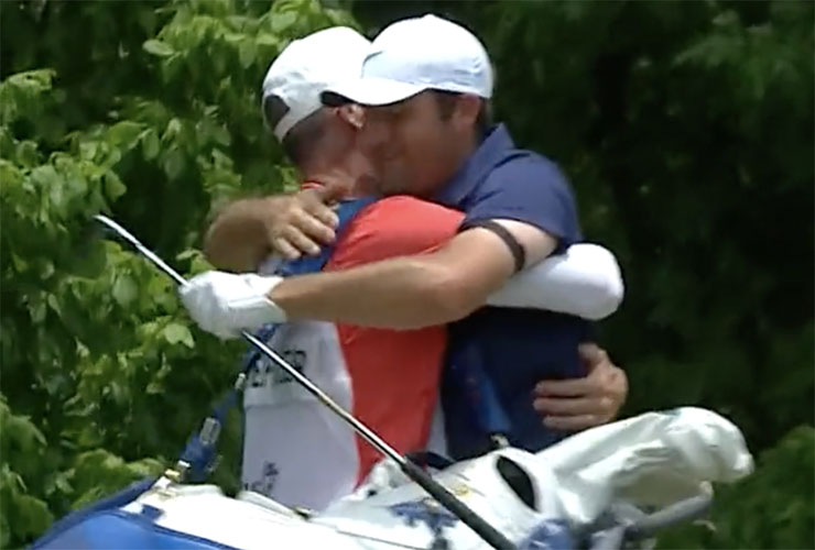 The crowd’s reaction to Scottie Scheffler’s hole-in-one is priceless