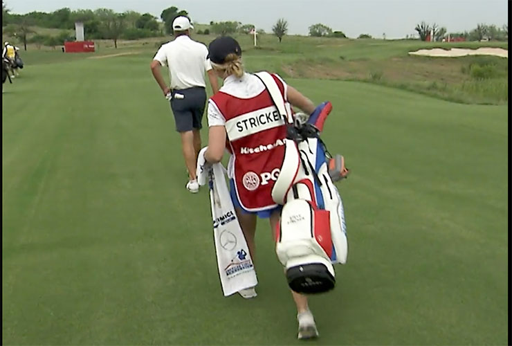 Steve Stricker is giving his daughter Izzi quite an interesting birthday present this week
