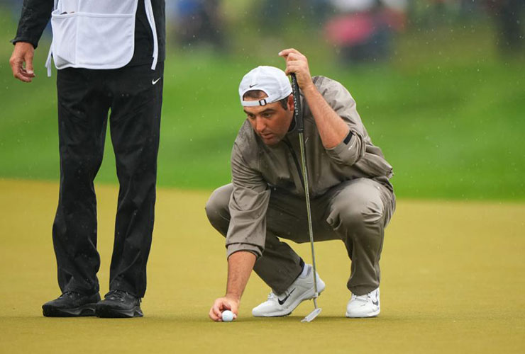 Why do players wear their hats backwards in the rain? The answer is simple