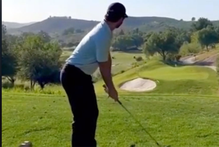 Golfer follows up ‘Be quiet for my hole-in-one’ with actual hole-in-one