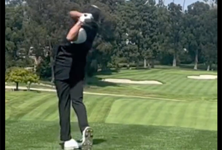 Charlie Woods tees off at Riviera, momentarily steals Golf Twitter’s attention from the US Open