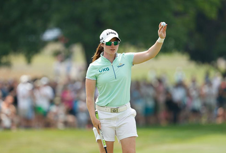This time, Leona Maguire does not finish second, finally wins the Meijer LPGA Classic