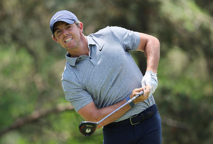 Rory McIlroy shares lead in the Memorial’s traffic jam