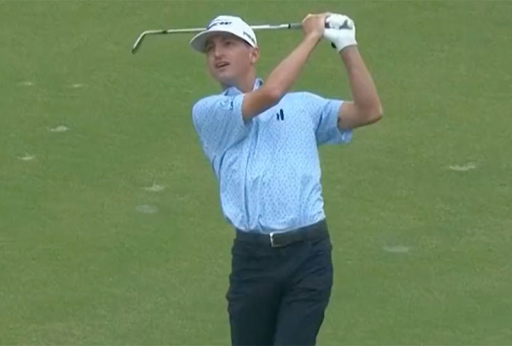 US Open 2023: Reigning US Amateur champ Sam Bennett gets flamed on Twitter for 10 (!!) re-grips before approach shot