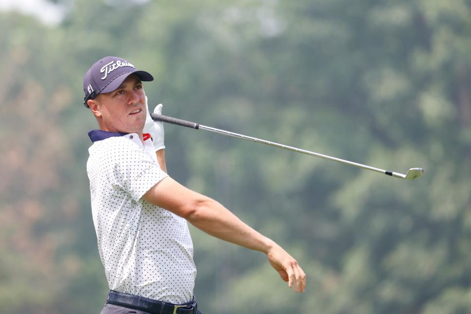A Monday qualifier co-leads Rocket Mortgage, Ludvig Aberg continues to shine and Justin Thomas’ woes resume