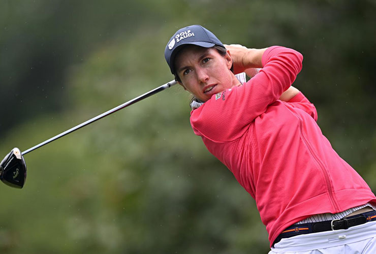 Slow-play debate rages online after fan times nearly 90-second pre-shot routine of Spanish Open winner Carlota Ciganda