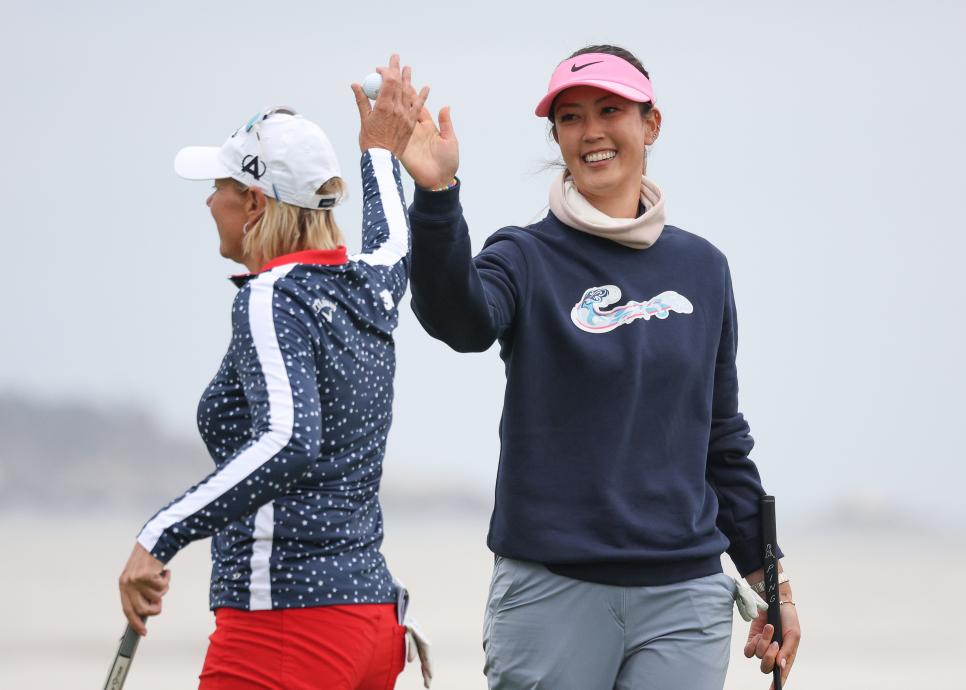 Michelle Wie West ends her career with a magical final putt at Pebble Beach