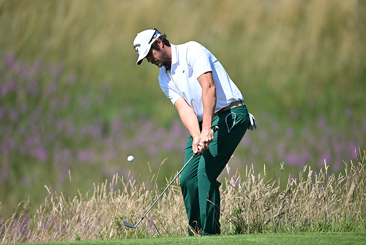 Nacho Elvira holds lead after final-hole drama in HimmerLand