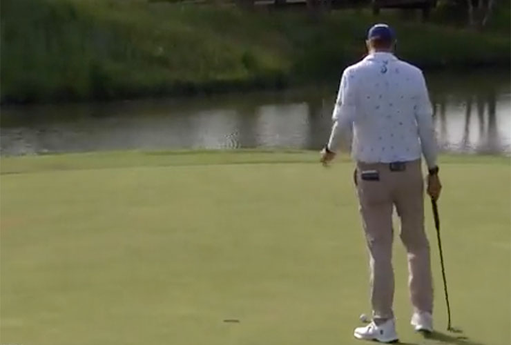 WATCH: This is, unquestionably, the shortest missed putt in the history of golf