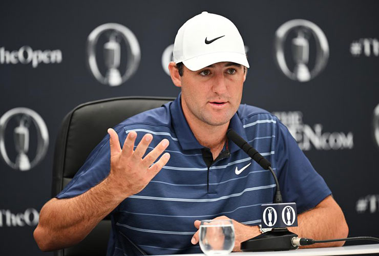 The Open Championship 2023: Media is focused on Scottie Scheffler’s putting, and he’s not happy about it