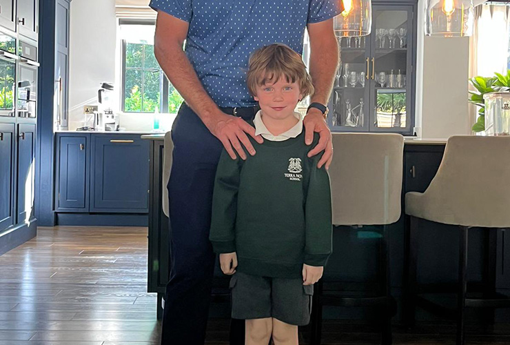 Famous golfer takes Tommy Fleetwood’s son to school, and it’s not Tommy Fleetwood