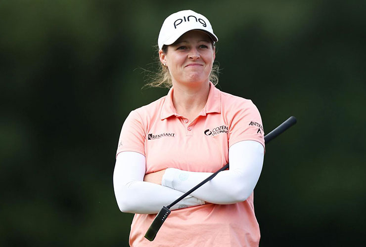 The AIG Women’s Open is resembling the runaway at Hoylake, with Ally Ewing playing the role of Brian Harman