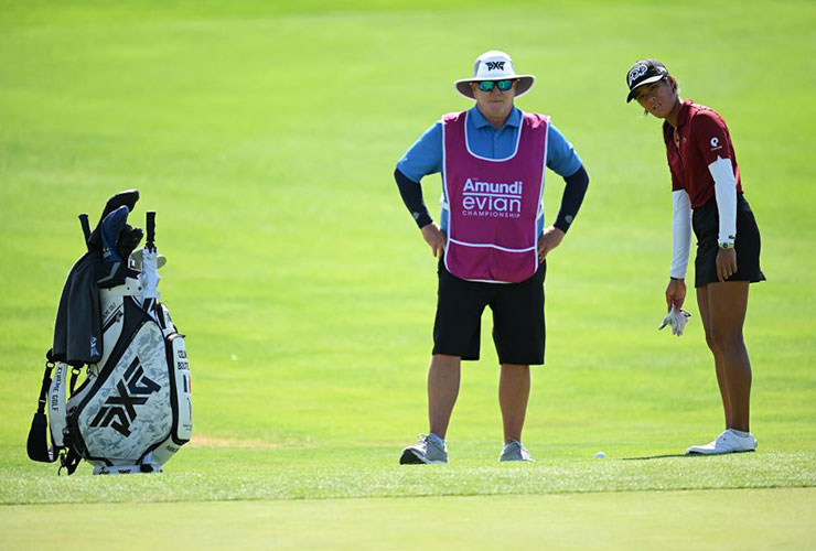 The secret to Celine Boutier’s low-flying, high-spinning, par-saving chip