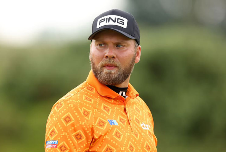 Dan Brown takes novel approach to lead the way at ISPS Handa World Invitational 