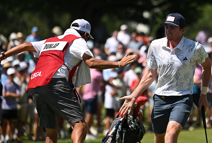 US Amateur: Nick Dunlap puts on a Tiger-like show to match Woods with USGA double