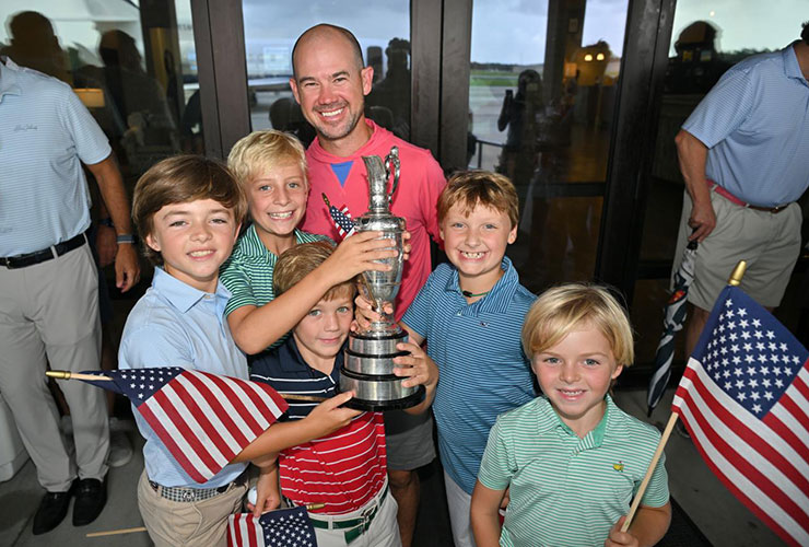 Proof ‘life as a major champion is better than not’ Brian Harman’s wife lets him leave claret jug on kitchen counter