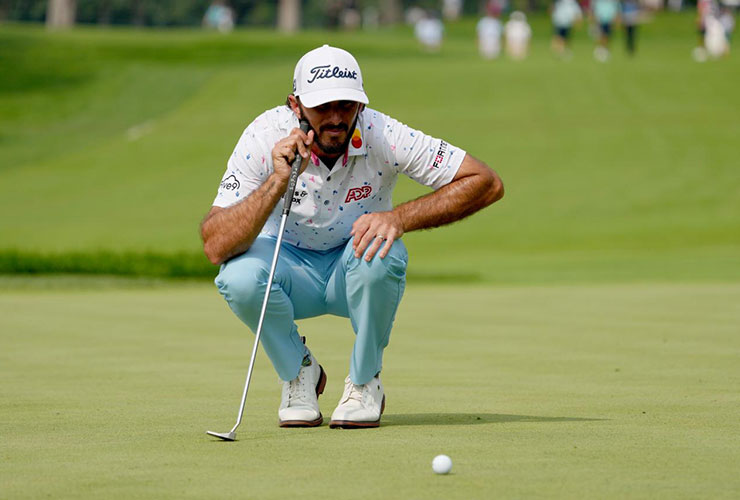 Max Homa’s ‘zoning’ at Olympia Fields leads to 10 birdies and a course-record 62