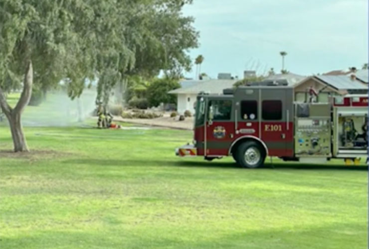 Arizona golf course worker rescued by fire department after being stung by bees 2,000 times