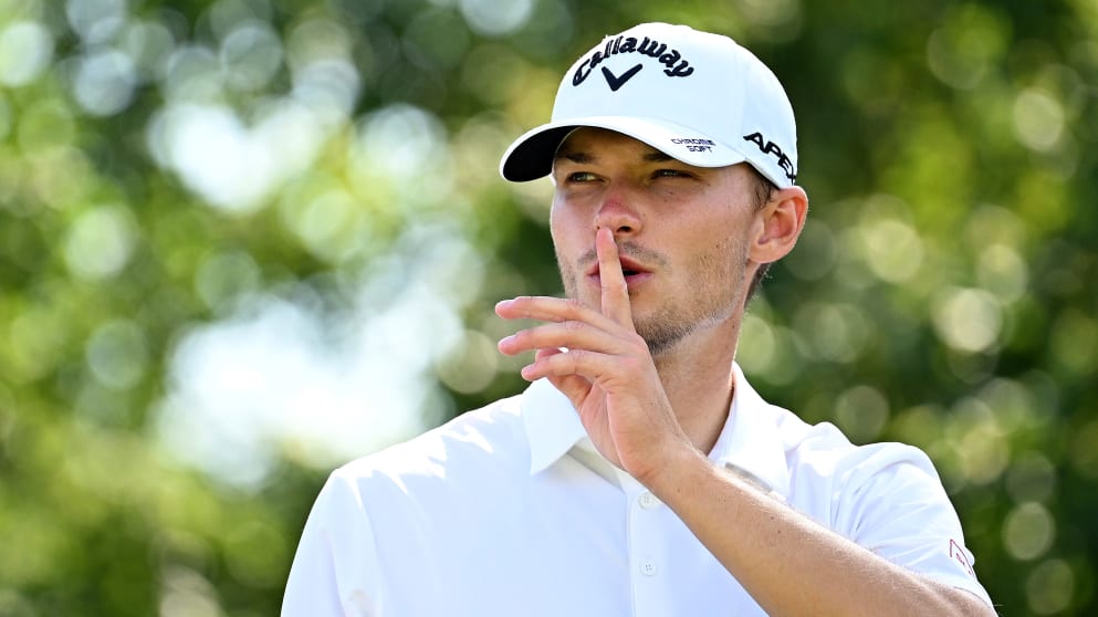 Nicolai Højgaard among leading trio in Dubai