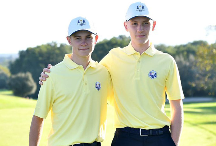 Europe and US tied after first day of Junior Ryder Cup
