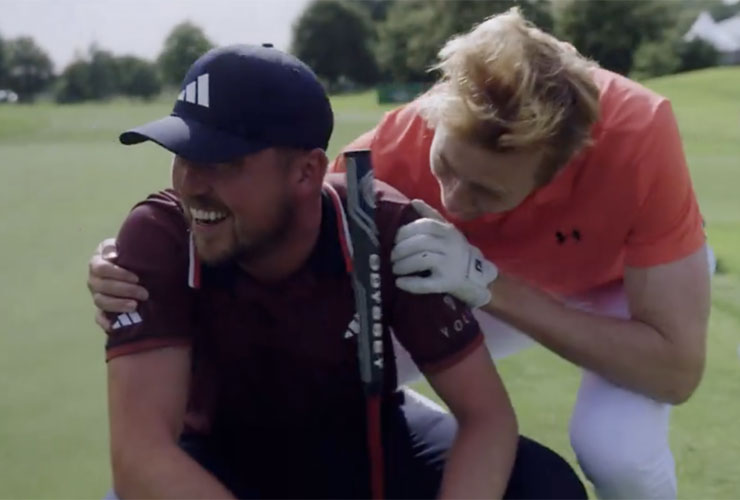 Watch as poor pro flips out over brilliant pro-am partner prank
