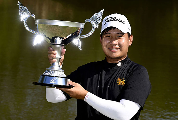 Poom back in Asian Tour winner’s circle at Yeangder TPC