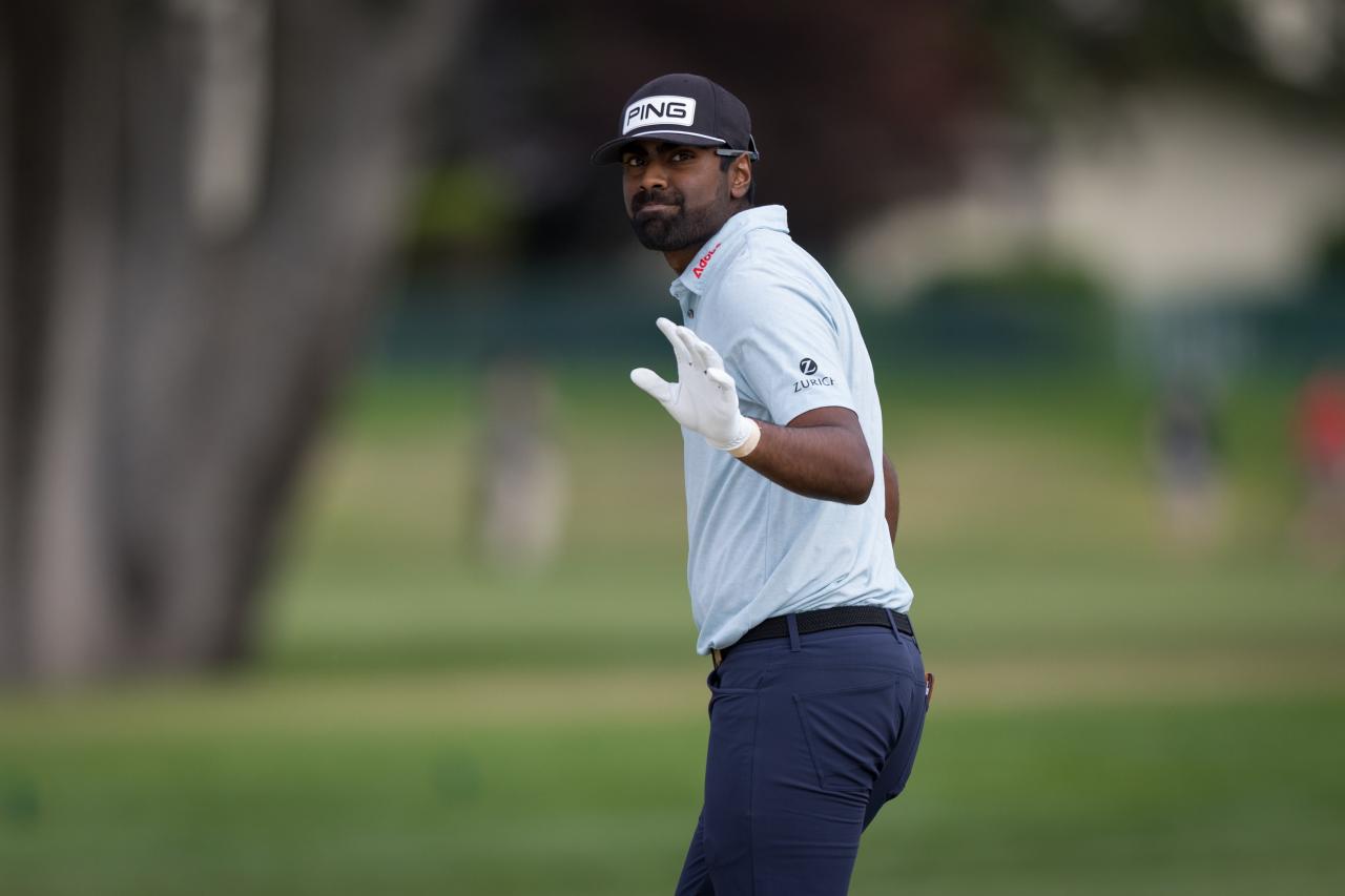 Fortinet leader Sahith Theegala has status wrapped up for next year. His reason for playing in Napa is simple