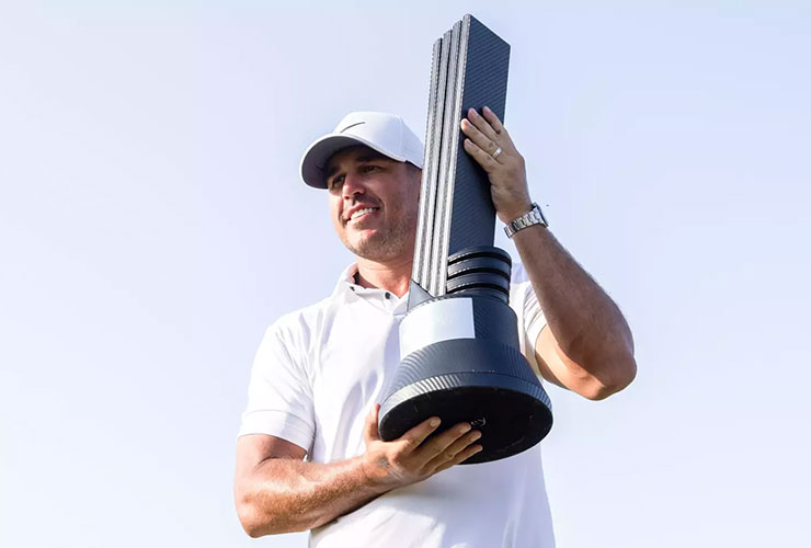 Brooks Koepka had a priceless reaction when informed he won a LIV Golf $4 million bonus on live TV